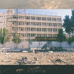National Evangelical School of Nabatieh (NESN) damaged in the war between Israel and Hezbollah.