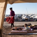 Yazidis who were displaced from their homes by Isis in Iraq.